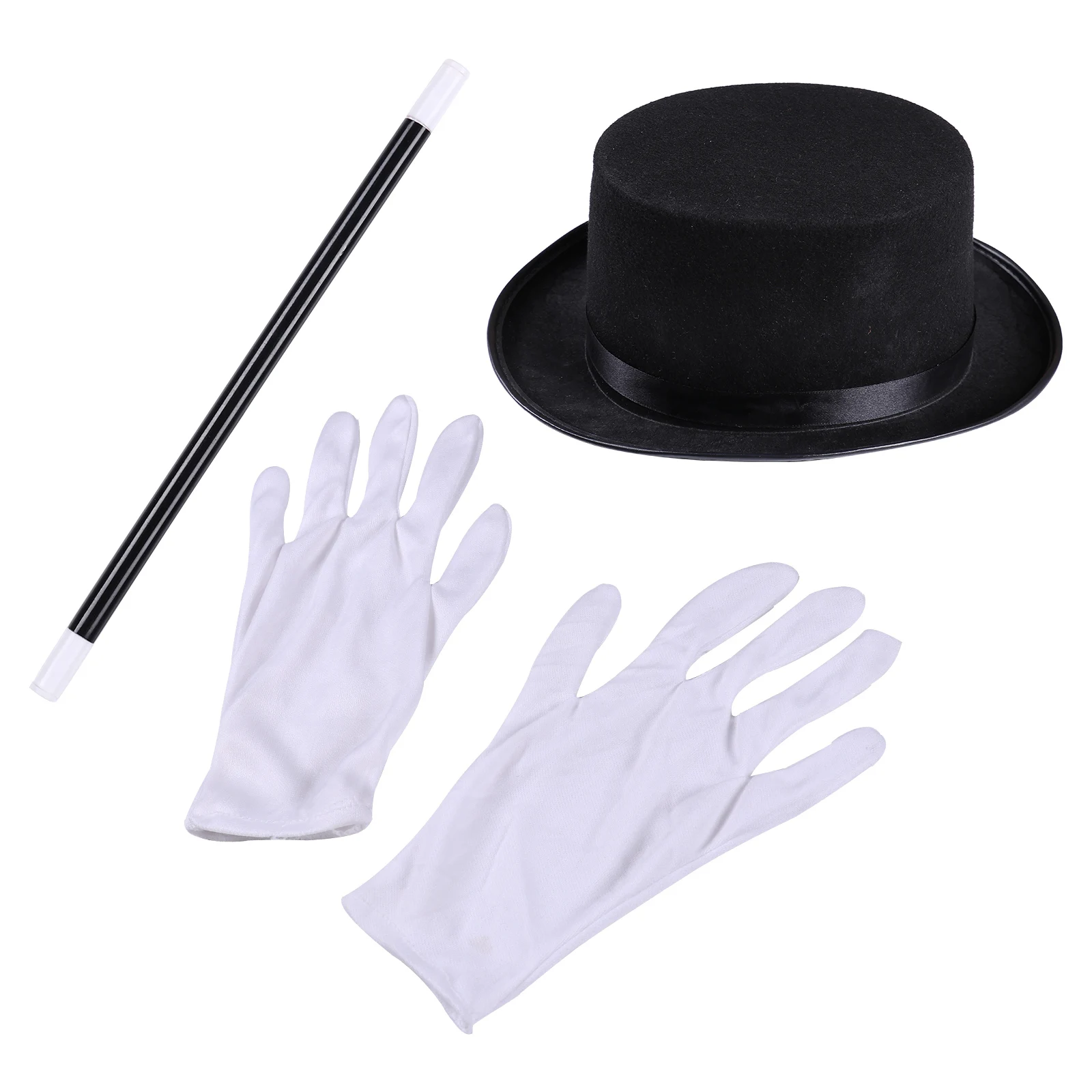 Girls Boys Circus Ringmaster Magician Lion Tamer Cosplay Costume Set Long Sleeve Lapel Tailcoat with Hat Magic Wand Gloves - Image 3