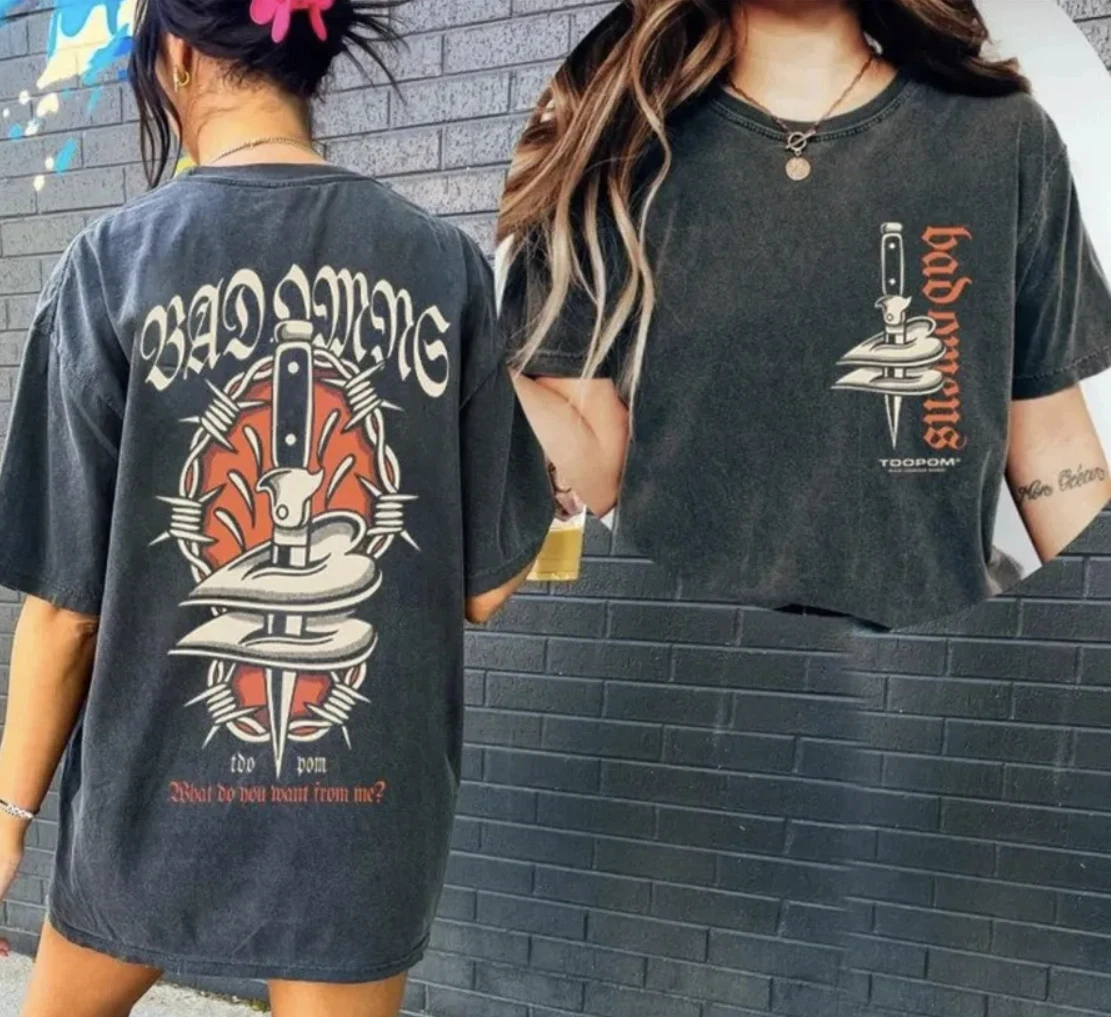 Bad Omens Shirt Band Love Killer Music Tour Shirt T-Shirt Short Sleeve Shirt Unisex Men Women Summer Casual Crew Neck Cotton Tee